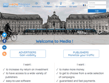 Tablet Screenshot of mediaffiliation.com